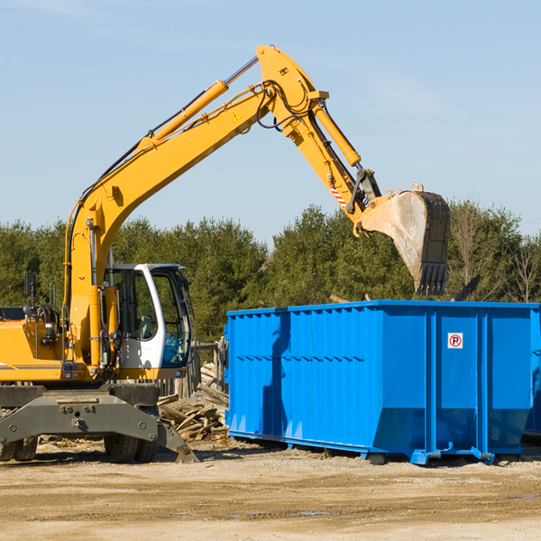 what happens if the residential dumpster is damaged or stolen during rental in Newark MD